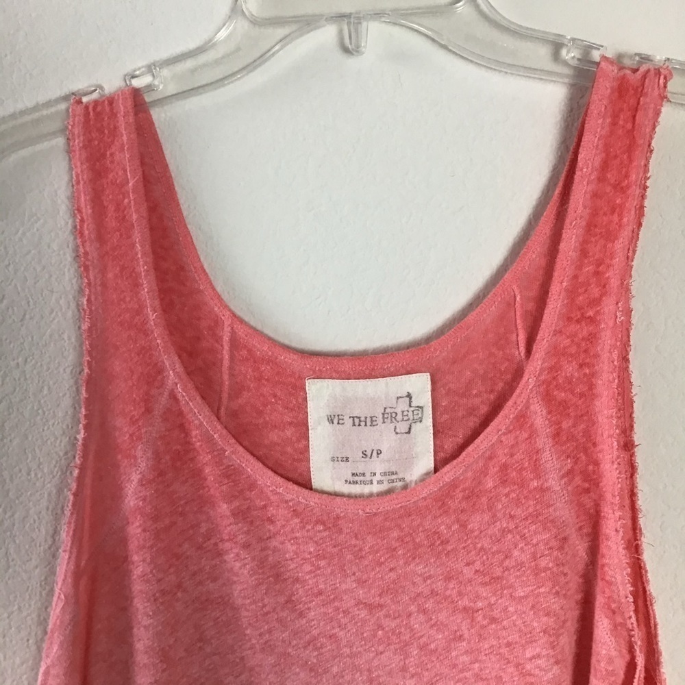 We The Free Swing Tank Top Coral Size S - Picture 6 of 6